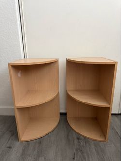 Two Wood Shelves