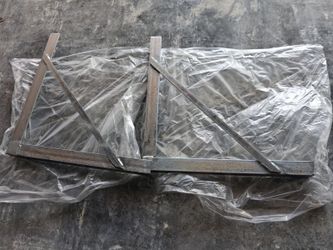 🛠️ 24" x 24" Steel Toolbox Bracket Kit - NEW