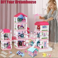 Baby Doll House New In Box Lights Up Comes With Dolls 
