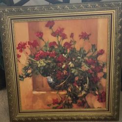 Ivy Geraniums Philip Craig Framed Still Life Art