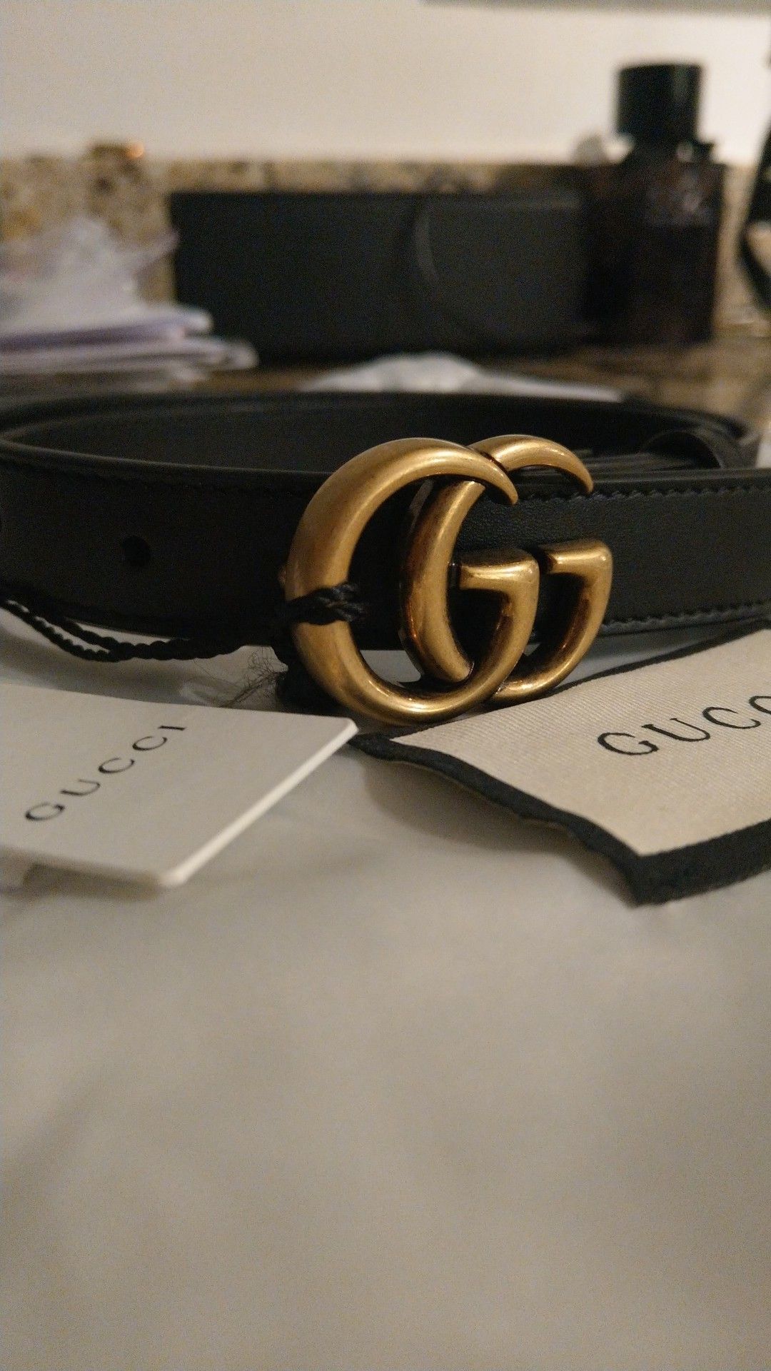 Gucci GG Skinny Belt (hip or waist)