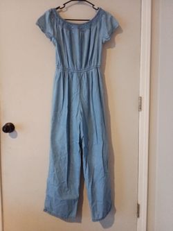 Blue lightweight jumpsuit