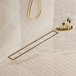 Neodrain 48" Linear Shower Drain Flat & Tile Insert Grate Cover SS ZA3-48-T02-GD