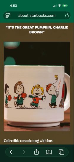 Starbucks x Peanuts Cold Cup Tumbler