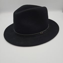 Ecote Black Wool FedoraHat