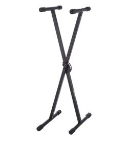 Amazon Basics Adjustable X-Style Keyboard Stand – Black – New Open Box