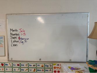 Large dry erase board