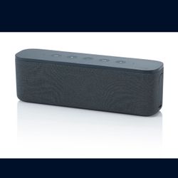 Large Indoor Portable Speaker with Bluetooth, Grey, AAAGRY100006902