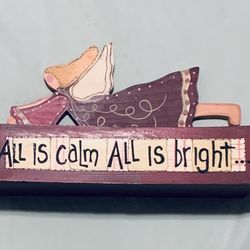 Christmas Country Angel Decor Box