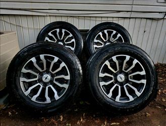 18" OEM Chevy Rims with tires