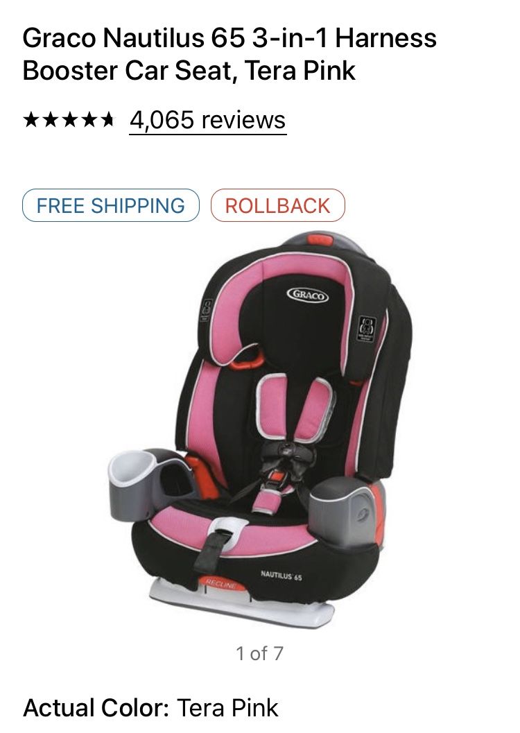 Graco nautilus 65 car seat