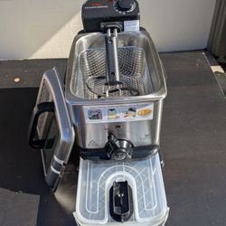 T-fal Compact EZ Clean Stainless Steel Deep fryer With Basket 
