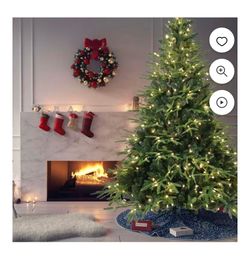 Mayhihi BRAND NEW 6.5FT Pre-Lit Christmas Tree, Premium Xmas Tree with 2356 PE&PVC Mixed Branch Tips