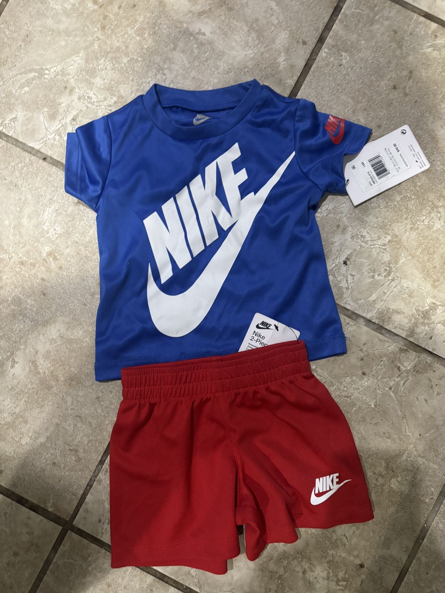 12 Month Nike Set -Shorts & Shirt- Brand New with Tags