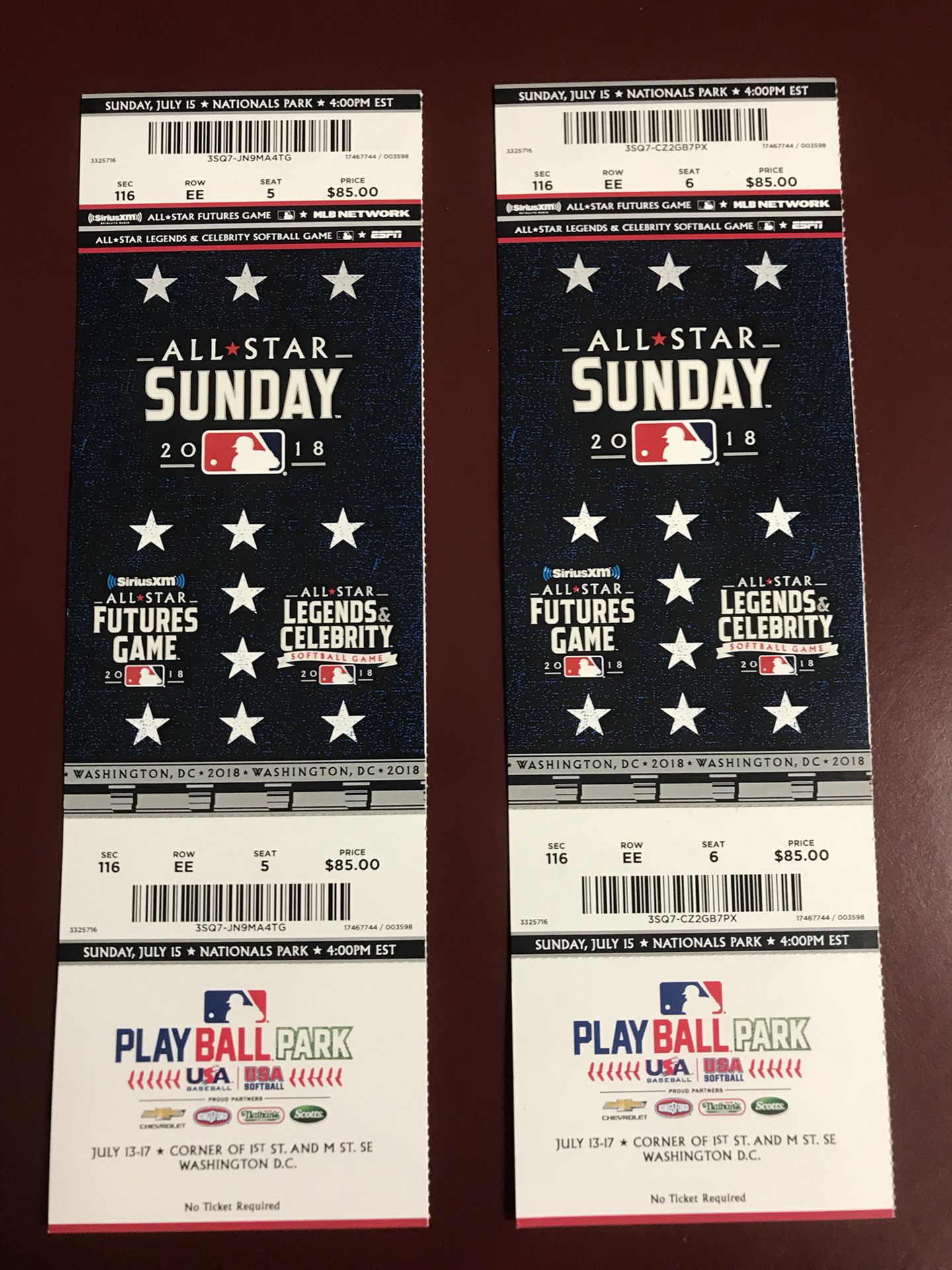 MLB All Star Weekend: Sunday 7/15 Games
