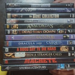 12 Assorted Movies