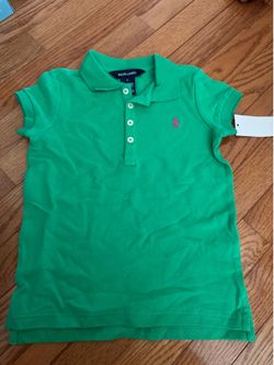 Girls size 6 green Ralph Lauren polo (new with tags)