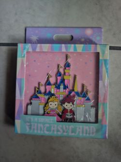A small Fantasyland jumbo pin