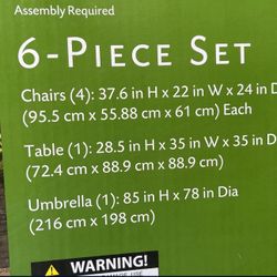 Callan Folding Dining Set 