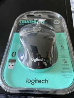 Logitech M720 Triathlon Multi-Device Wireless Mouse, Bluetooth, USB Unifying Receiver, 1000 DPI, 6 Programmable Buttons, 2-Year Battery, Compatible wi