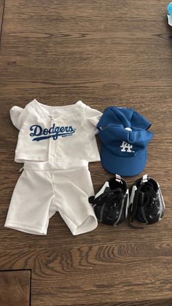 Build a Bear Dodgers outfit