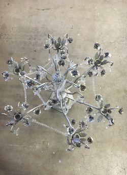 Silver Candle Chandelier