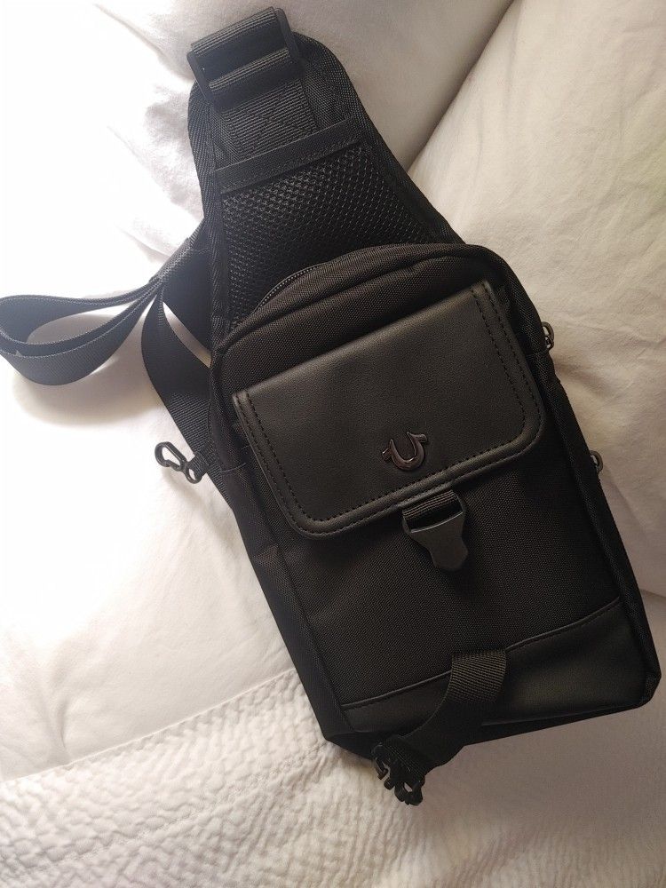 Black True Religion Ivan Sling Bag. BRAND NEW!!!