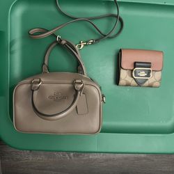 Coach Purse And Wallet Bundle 