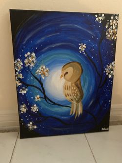 Owl Painting