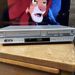 JVC vcr and dvd combo player