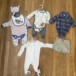 11 Piece Lot Boys infant 0-3 Months