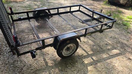 5x8 trailer with ramp.
