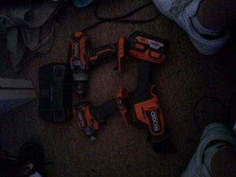 Ridgid 3 Tool Combo Set. (GREAT DEAL)