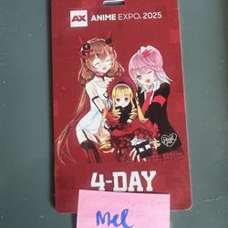 Anime Expo 2025 4 Day Badge