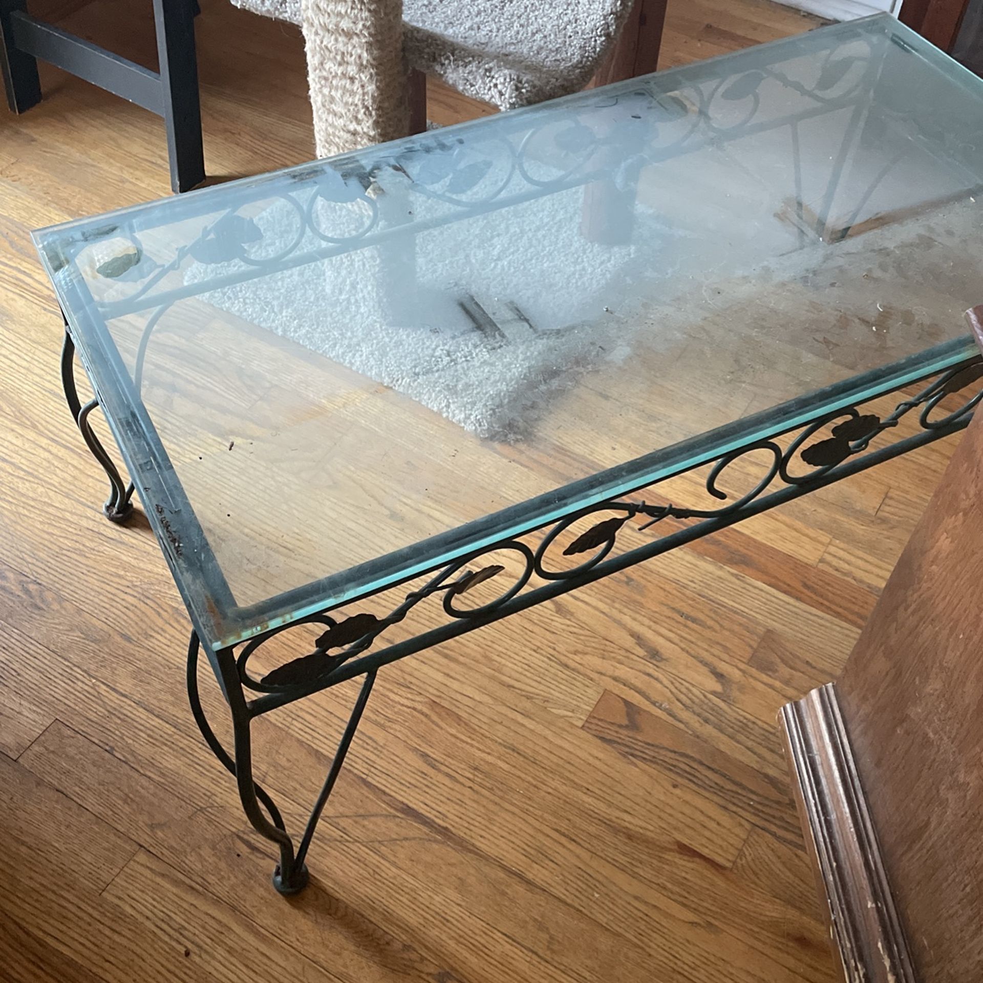 Glass Wire Table 