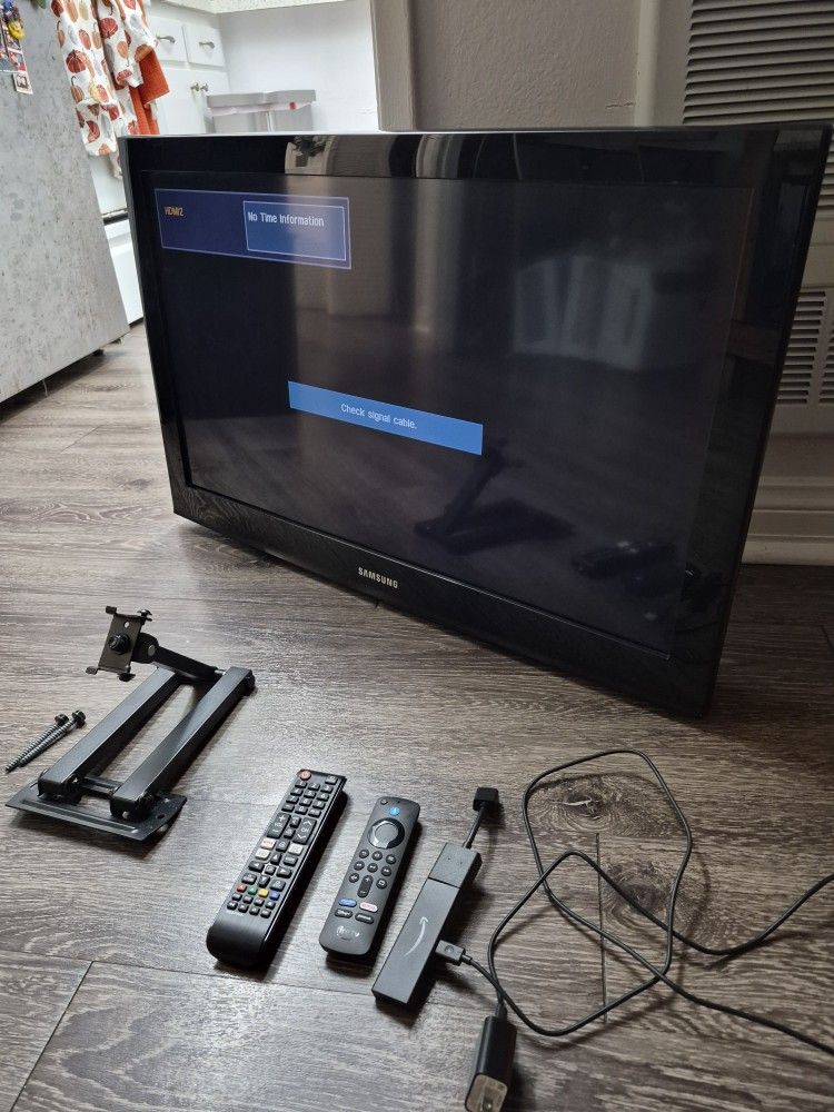 Samsung TV + Fire Stick + Wall Mount