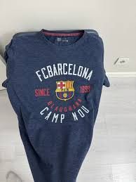 FC Barcelona Graphic Top T Shirt Tee Women's Size S Small Short Sleeve