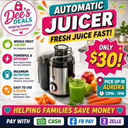 Automatic Juicer BRAND NEW IN BOX ONLY $30