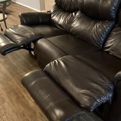 Reclining Leather Sofa