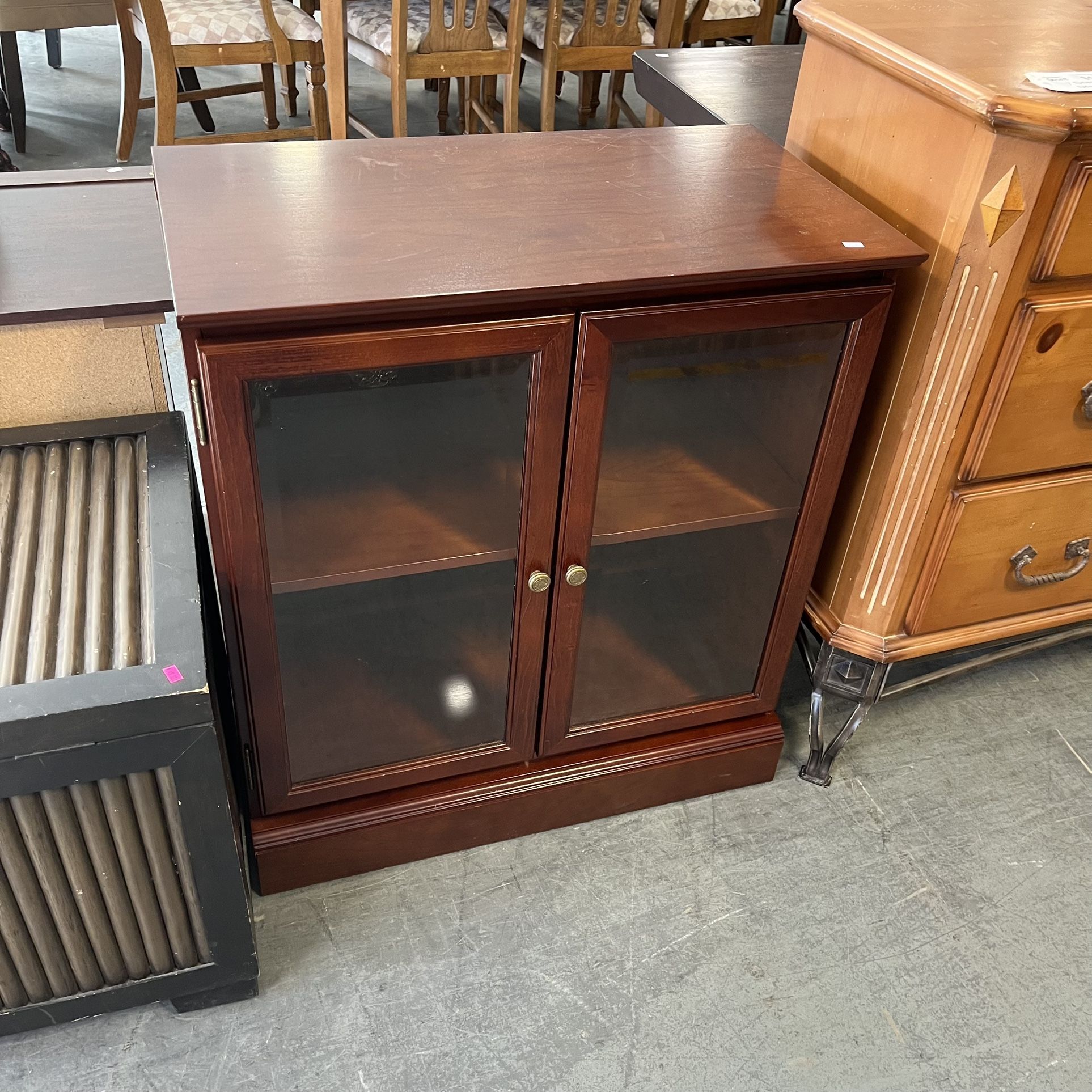 Small Glass Curio Cabinet (in Store)
