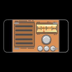 License Plate Novelty Car Front Radio Retro Vintage Sound Radio