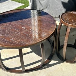 World Market Coffee Table & End Table