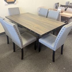 Dining Table Set With 6 Chairs