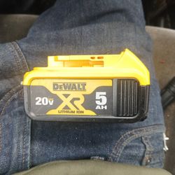 DeWalt 20 Volt 5AH Battery