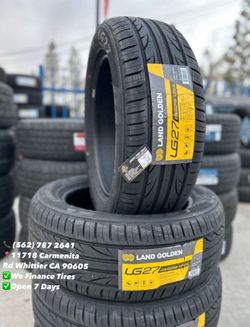 225/55R18 Land Golden Set of Tires Installed and Balanced Set de Llantas Nuevas Instaladas y Balanceadas