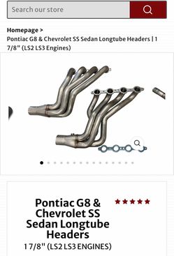 chevy ss/G8 speed engineering headers