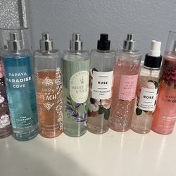Bath And Body Works Body Sprays 