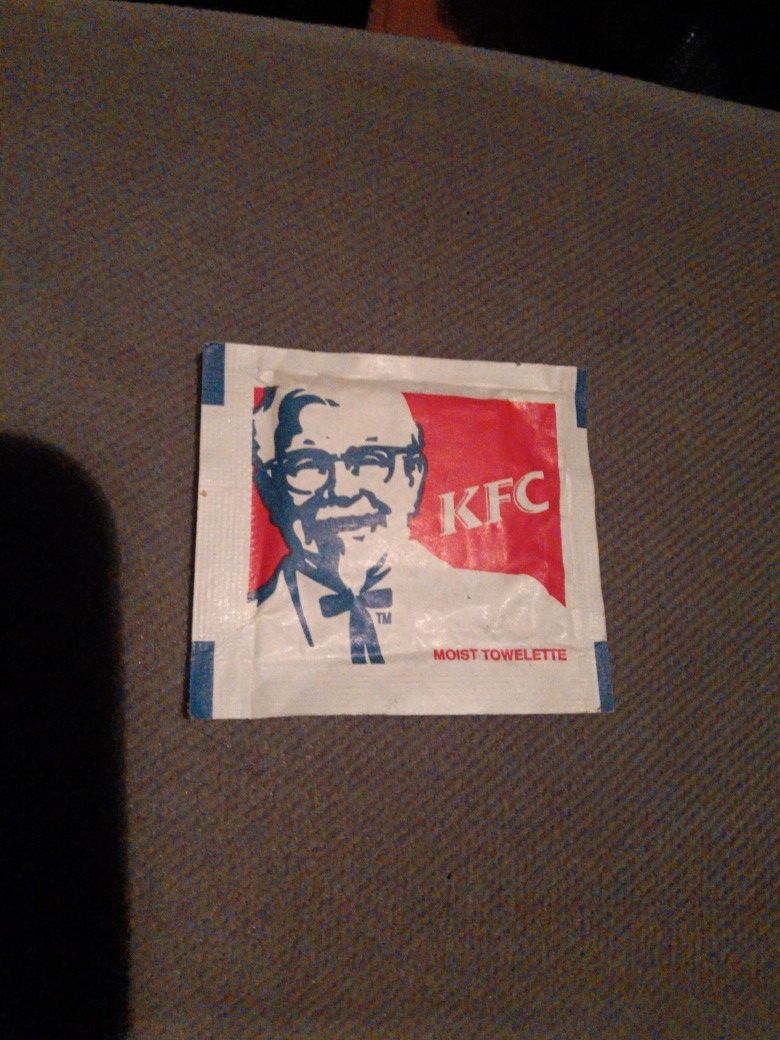 1997 KFC Moist Towelette