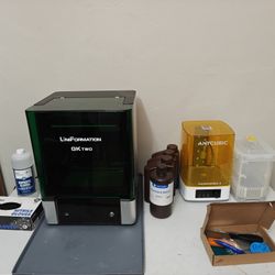 Uniformation GKtwo Resin 3D Printer + Anycubic Wash & Cure 3