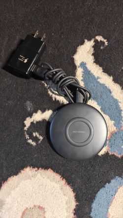 Samsung EP-P1100T Wireless Charger Pad Slim - Black With Cable And Port